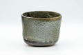 Tezumi — Japanese Matcha Bowl - Green Drip-Glazed Wabi-Sabi Winter Chawan - 300ml — front view