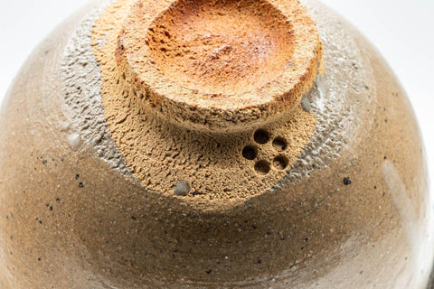 Japanese Matcha Bowl - Drip-Glazed Komogai-nari Chawan - 300ml - Tezumi