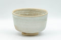 Japanese Matcha Bowl - White Drip-Glazed Hantsutsu-gata Chawan - 400ml - Tezumi