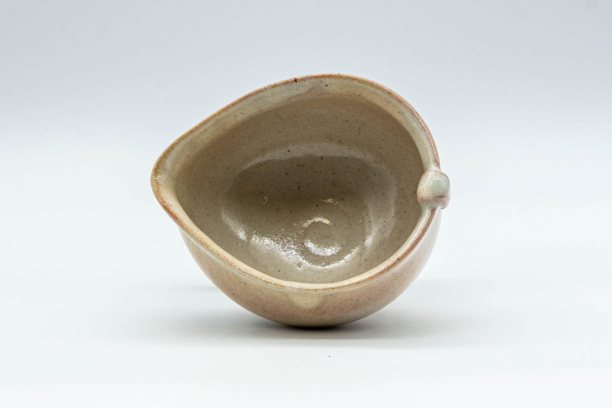 Japanese Katakuchi - Beige and White Glazed Water Cooler - 75ml - Tezumi