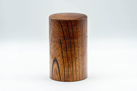 Japanese Chazutsu - 欅 Keyaki Wooden Tea Canister - 200ml - Tezumi