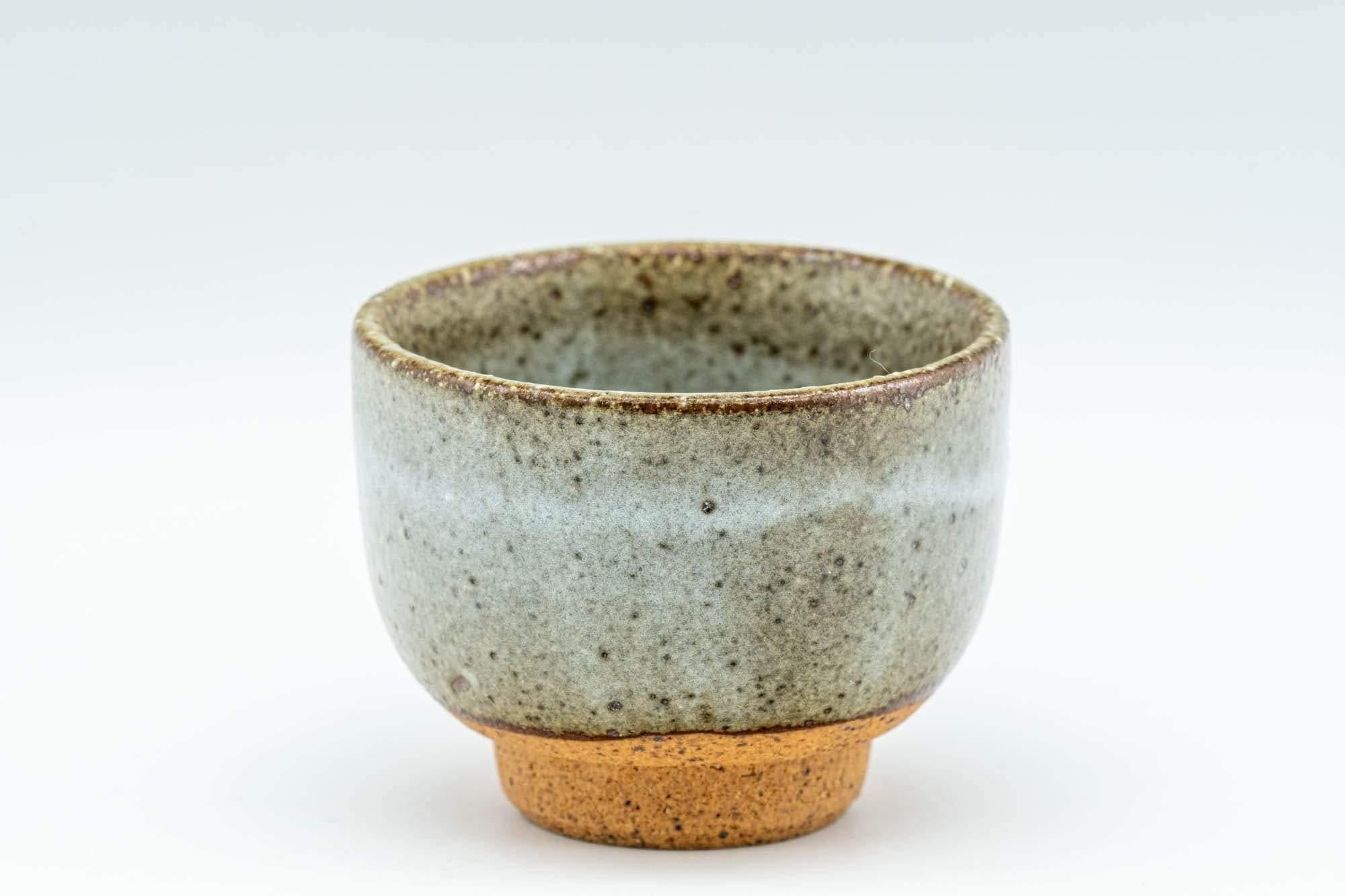Japanese Teacups - Set of 3 Orange, White, and Grey-Green Guinomi - 35ml - Tezumi