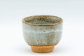 Tezumi — Japanese Teacups - Set of 3 Orange, White, and Grey-Green Guinomi - 35ml — inverted showing the foot ring