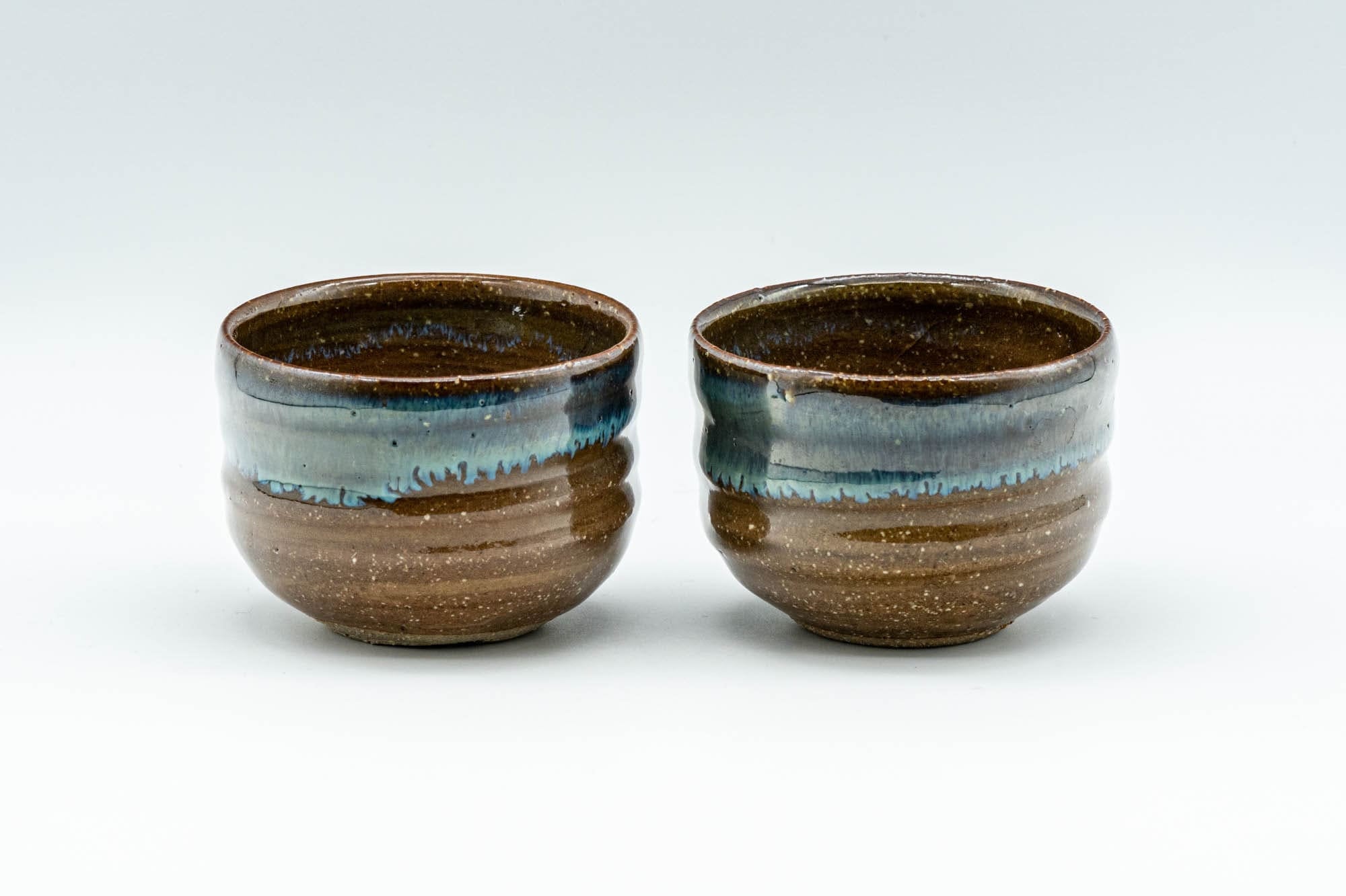 Japanese Teacups - Pair of Agano-yaki Guinomi - 50ml