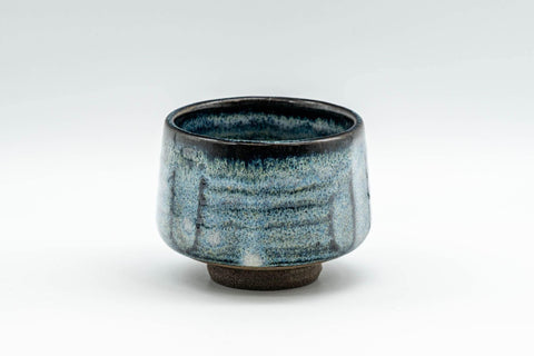 Japanese Teacup - Blue Hare's Fur Glazed Yunomi - 80ml - Tezumi