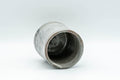 Tezumi — Japanese Teacup - Otani-yaki Wabi-Sabi Spiraling Yunomi - 120ml — three-quarter view