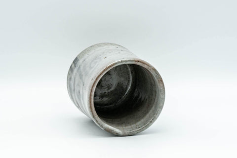 Tezumi — Japanese Teacup - Otani-yaki Wabi-Sabi Spiraling Yunomi - 120ml — three-quarter view