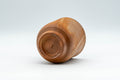Japanese Teacup - Hidasuki Bizen-yaki Yunomi - 190ml - tilted view showing the footring