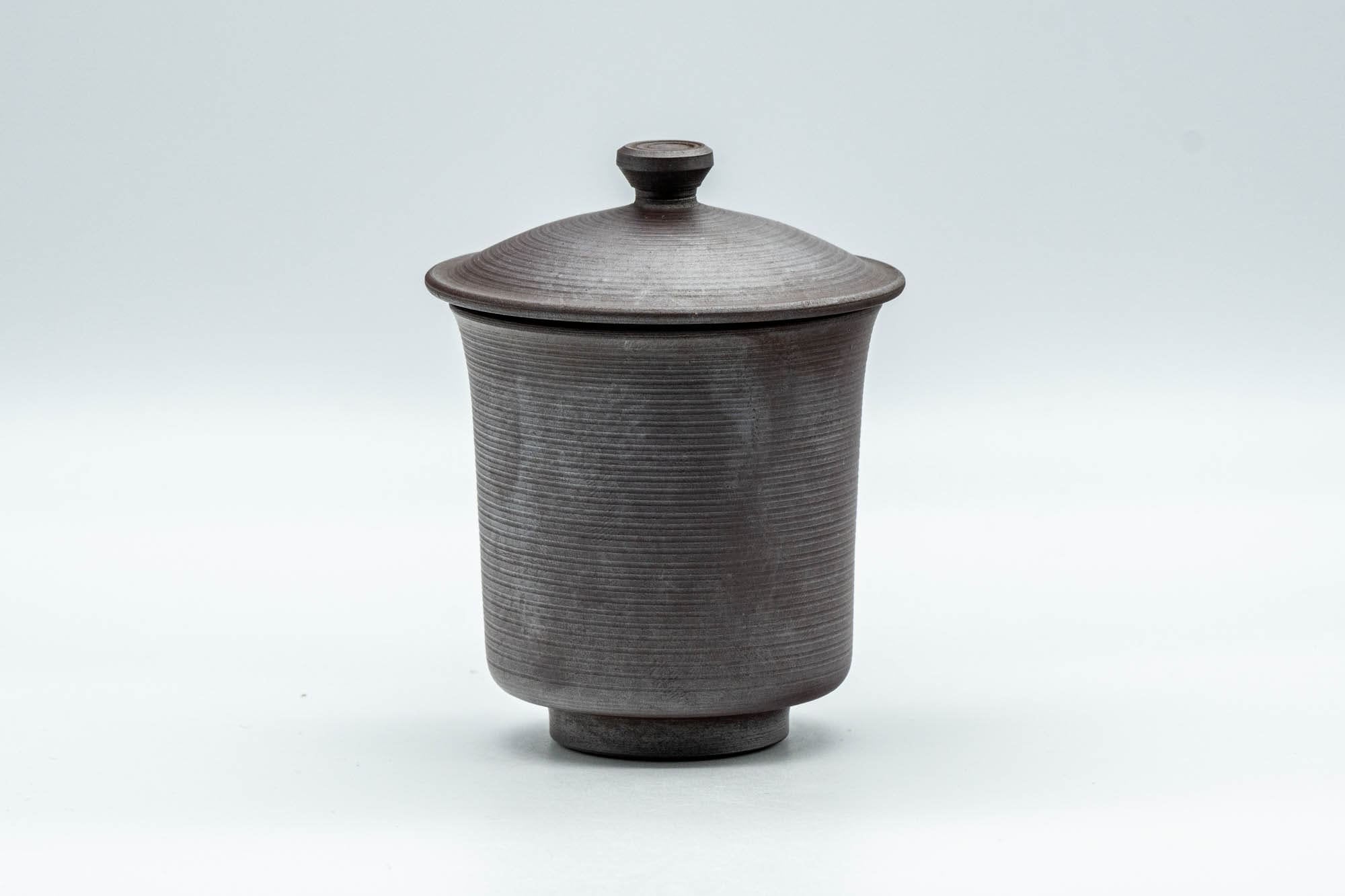 Japanese Teacup - Lidded Banko-yaki Tsutsu-gata Yunomi - 100ml