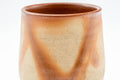 Japanese Teacup - Hidasuki Bizen-yaki Yunomi - 170ml - closeup of the body showing the hidasuki markings