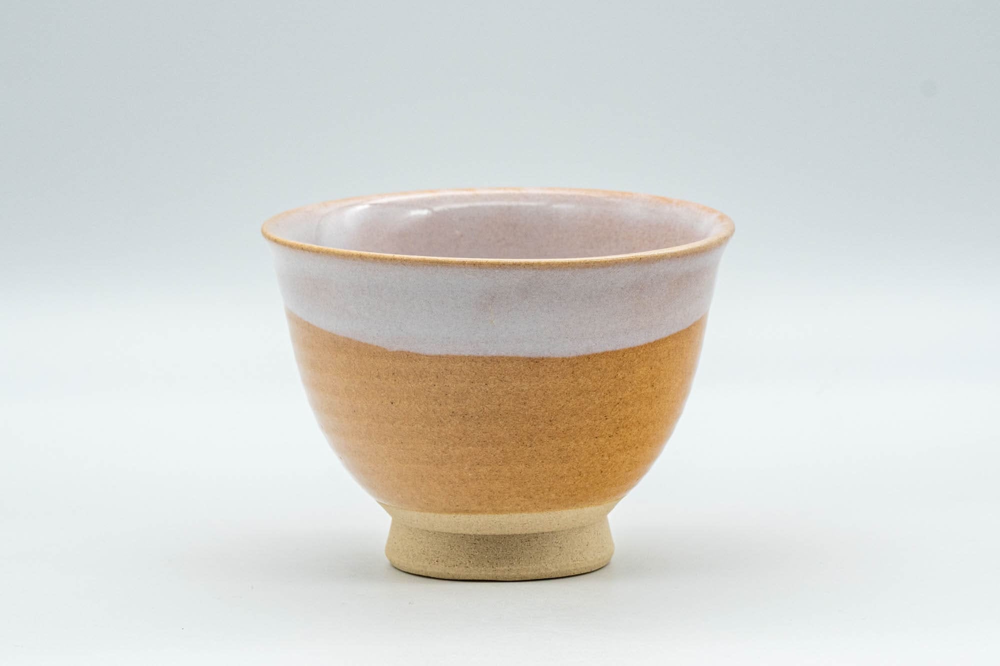 Japanese Teacup - White Glazed Hagi-yaki Yunomi - 130ml