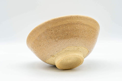 Japanese Matcha Bowl - 萩焼 Beige Glazed Black Spotted Chawan - 250ml - Tezumi