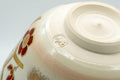 Japanese Matcha Bowl - Floral Gold Painted Kyo-yaki Chawan - 350ml - Tezumi