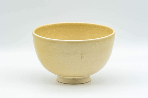 Tezumi — Japanese Matcha Bowl - 宮川香泉 Miyagawa Kousen Beige Kyo-yaki Chawan - 300ml — front view