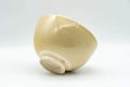 Tezumi — Japanese Matcha Bowl - 宮川香泉 Miyagawa Kousen Beige Kyo-yaki Chawan - 300ml — three-quarter view