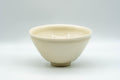 Tezumi — Japanese Matcha Bowl - Teiichi Oketani 定一桶谷 White Shiro Tenmoku Kyo-yaki Chawan - 250ml — front view
