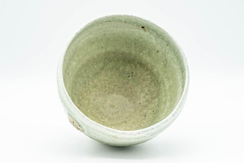 Japanese Matcha Bowl - Green Ribbed Ido-gata Chawan - 350ml - Tezumi