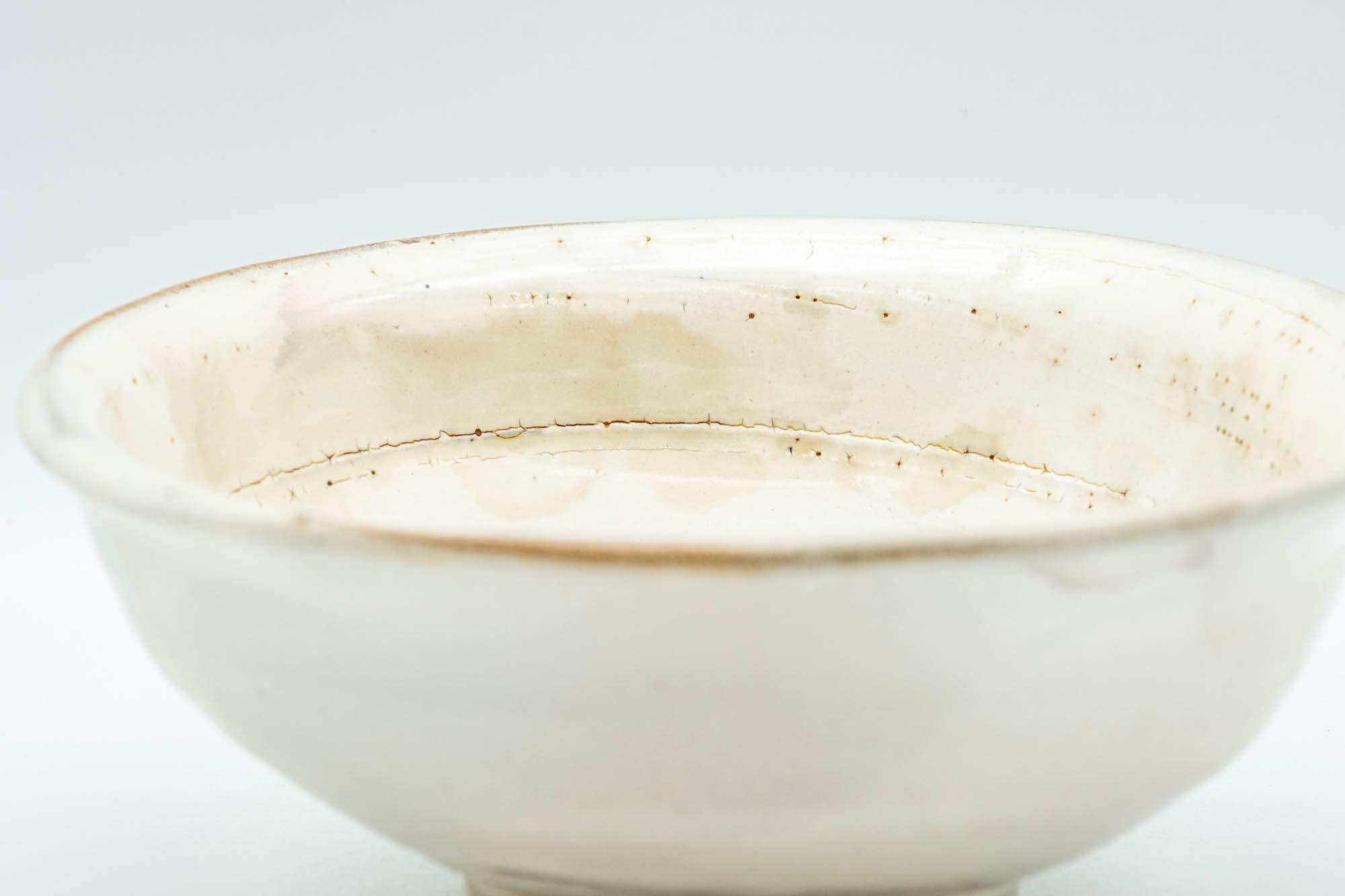 Japanese Bowl - Milky White Wan-nari Chawan - 250ml - Tezumi