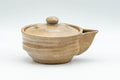Japanese Houhin - Beige Ribbed Hagi-yaki Handle-less Teapot - 100ml - Tezumi