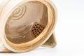 Japanese Houhin - Beige Ribbed Hagi-yaki Handle-less Teapot - 100ml - Tezumi