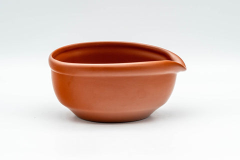 Japanese Katakuchi - Red Shudei Tokoname-yaki Yuzamashi Water Cooler - 200ml - Tezumi