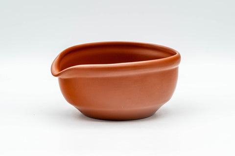 Japanese Katakuchi - Red Shudei Tokoname-yaki Yuzamashi Water Cooler - 200ml - Tezumi