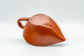 Japanese Yuzamashi - Rear-Handled Heart-shaped Tokoname-yaki Water Cooler - 150ml - angled view showing the pointed spout