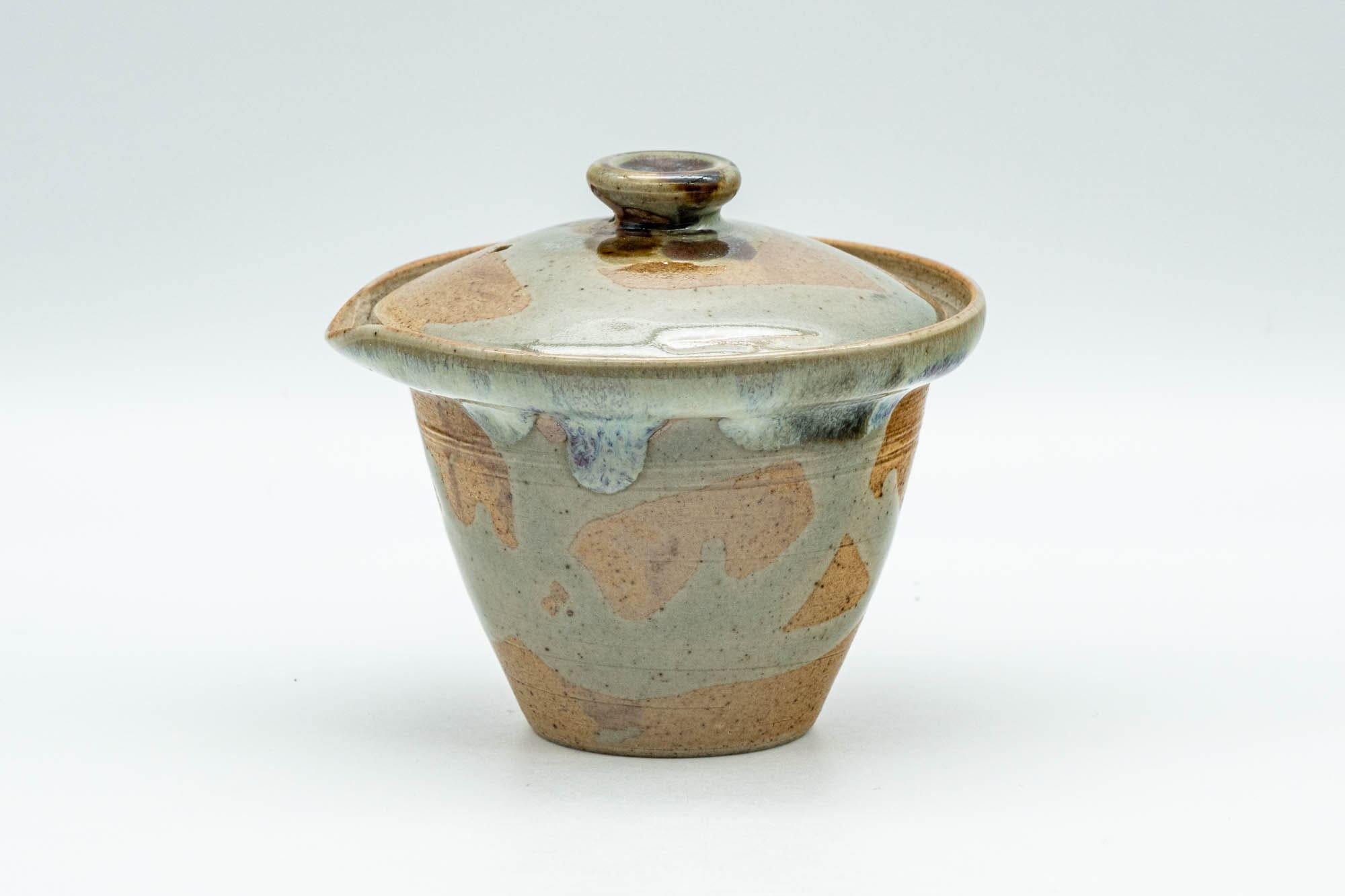 Japanese Shiboridashi - Hare's Fur Drip-Glazed Akogi-yaki Teapot - 90ml - Tezumi