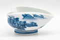 Tezumi — Japanese Katakuchi - Hataman Toen (畑萬陶苑) Porcelain Water Cooler - 40ml — closeup of the glaze