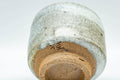 Tezumi — Japanese Teacup - Abstract Hare's Fur Glazed Yunomi - 90ml — inverted showing the foot ring