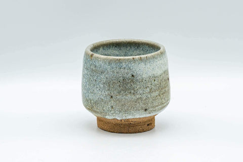 Tezumi — Japanese Teacup - Abstract Hare's Fur Glazed Yunomi - 90ml — front view from another angle