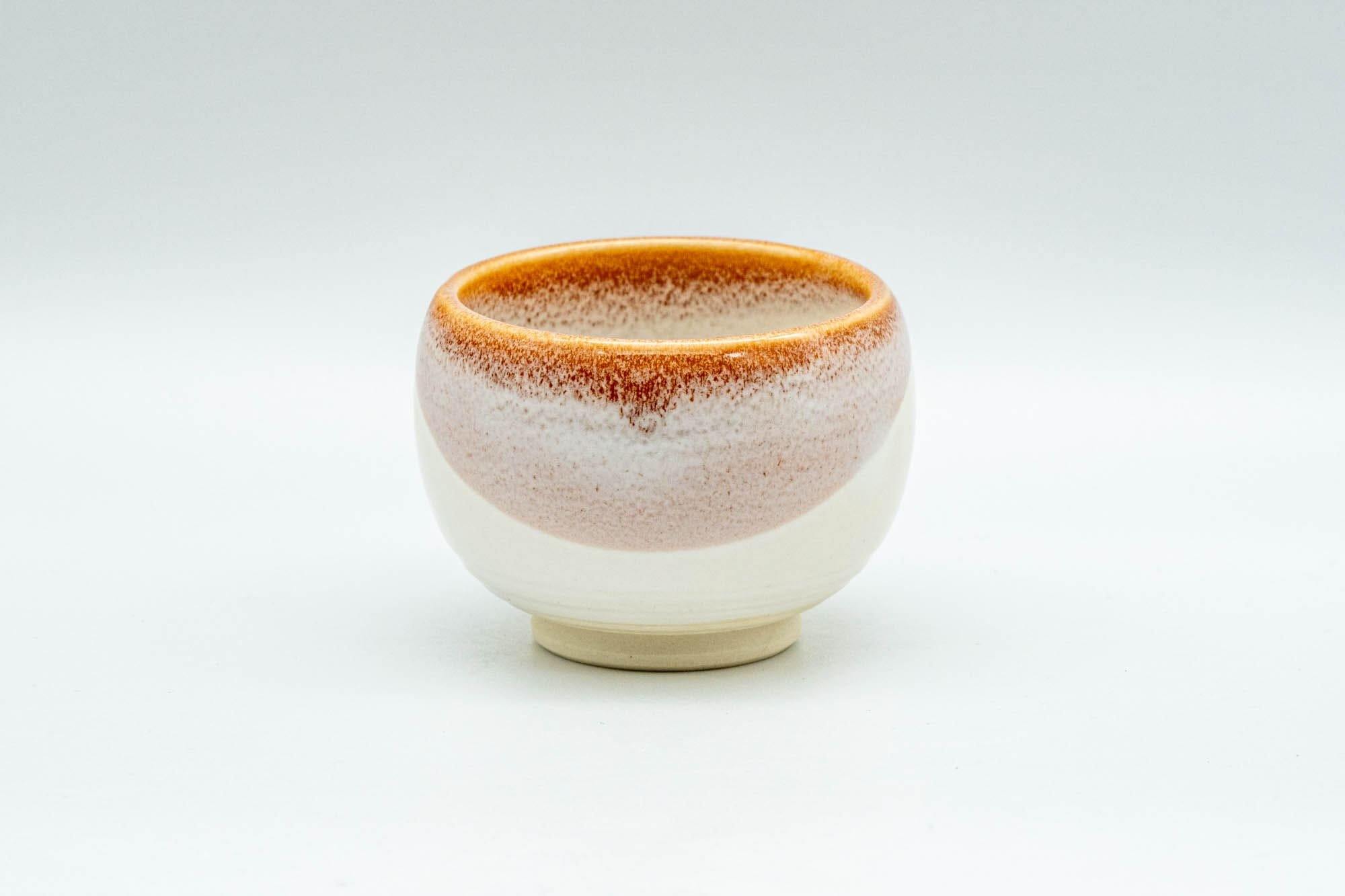 Japanese Teacups - Set of 4 Pink Sakura Nagashi Wa-nari Guinomi - 40ml - Tezumi