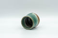 Tezumi — Japanese Teacup - Drip-Glazed Agano-yaki Guinomi - 35ml — three-quarter view