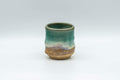 Tezumi — Japanese Teacup - Drip-Glazed Agano-yaki Guinomi - 35ml — front view from another angle