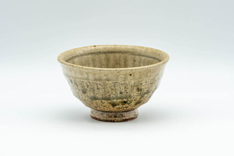 Tezumi — Japanese Teacup - Dark Green Drip-glazed Yunomi - 120ml — front view from another angle
