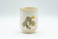 Tezumi — Japanese Teacup - Large Tsutsu-gata Kiyomizu-yaki Yunomi - 230ml — front view