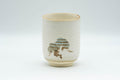 Tezumi — Japanese Teacup - Large Tsutsu-gata Kiyomizu-yaki Yunomi - 230ml — front view from another angle