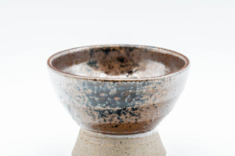 Tezumi — Japanese Teacups - Pair of Sori-gata Guinomi  - 30ml — top-down view of the interior