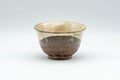 Japanese Teacup - Beige Floral Stoneware Yunomi - 150ml - Tezumi