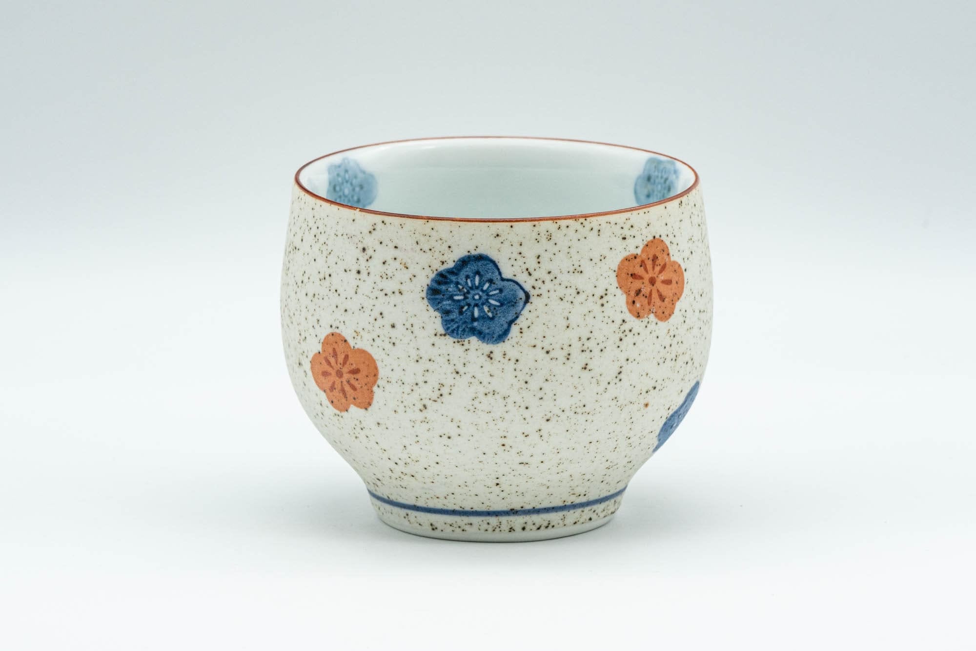 Japanese Teacup - Floral Arita-yaki Porcelain Yunomi - 150ml