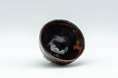 Tezumi — Japanese Teacup - Wabi-Sabi Guinomi - 50ml — top-down view of the interior
