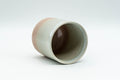 Japanese Teacup - Spiral Tsutsu-gata Hagi-yaki Yunomi - 150ml - angled view looking down into the cup interior