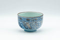 Japanese Teacup - Blue Oval Porcelain Lidded Yunomi - 150ml - Tezumi