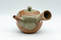 Japanese Kyusu - Green Ash Glazed Stoneware Teapot - 300ml - Tezumi