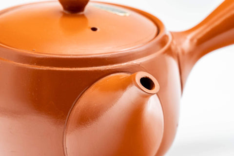 Japanese Kyusu - Engraved Tokoname-yaki Teapot - 350ml - Tezumi