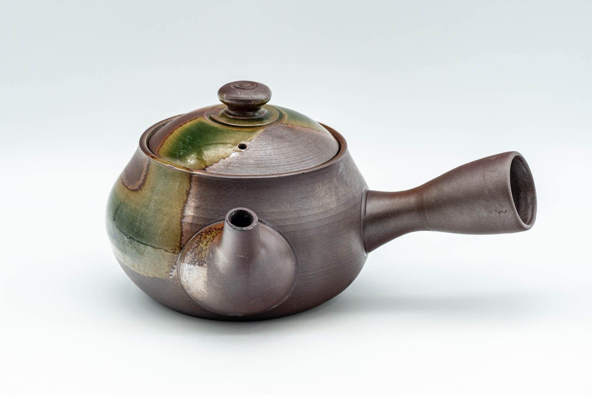 Japanese Kyusu - Ash Glazed Banko-Yaki Teapot - 275ml - Tezumi