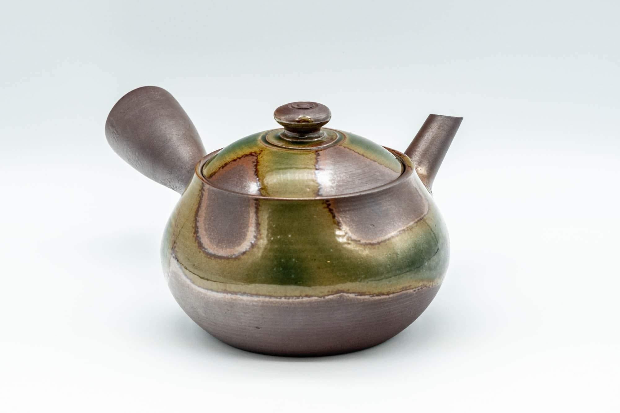 Japanese Kyusu - Ash Glazed Banko-Yaki Teapot - 275ml - Tezumi