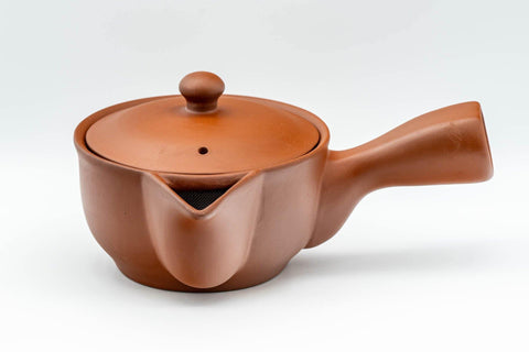 Tezumi — Japanese Kyusu - Large Houhin-style Tokoname-yaki Teapot - 425ml — three-quarter view
