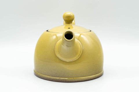 Japanese Kyusu - Yellow Ushirode Back-Handle Teapot - 350ml - Tezumi
