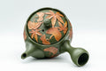 Tezumi — Japanese Kyusu - Ginko Maple Leaf Tokoname-yaki Teapot  - 260ml — interior view showing the filter